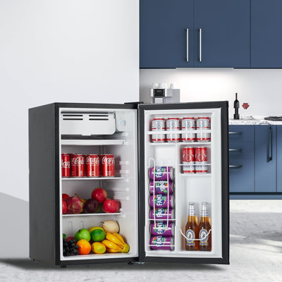 3.2 Cu.Ft Mini Refrigerator, Single Door Compact Fridge - Energy Efficient — Idealhouse, model 5hj-AJ-JrKtsEQpli7MA78av