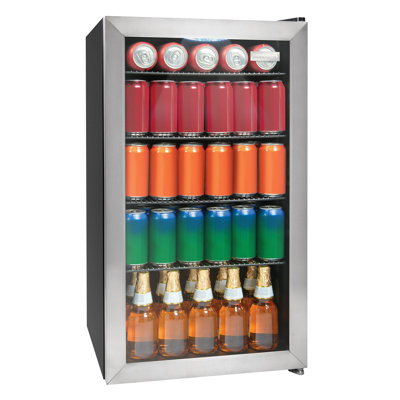 3.5 Cu. Ft. Stainless-Steel Beverage Cooler — Igloo, model IBC35SS6A