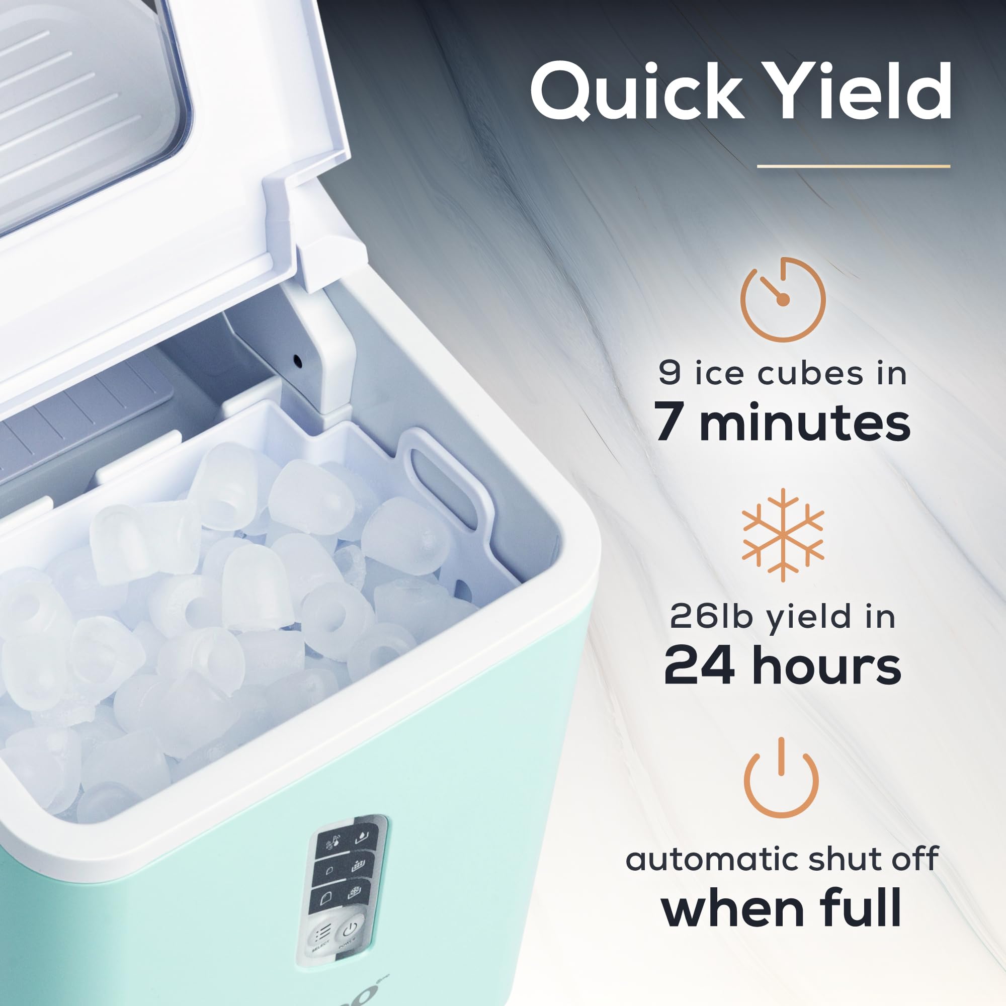 Igloo Automatic Self-Cleaning 26-lb. Ice Maker - View 3 | Fridge.com