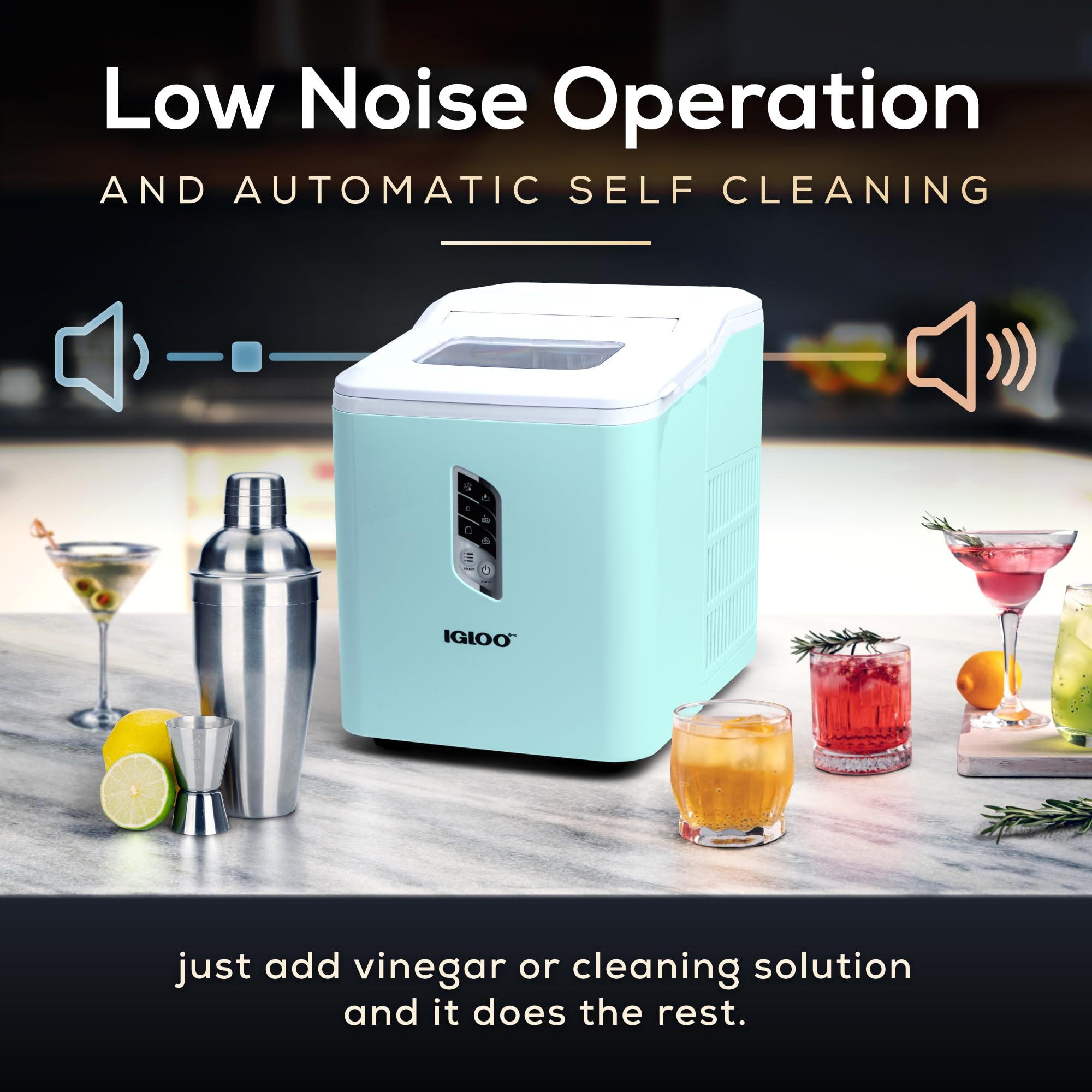 Igloo Automatic Self-Cleaning 26-lb. Ice Maker - View 5 | Fridge.com