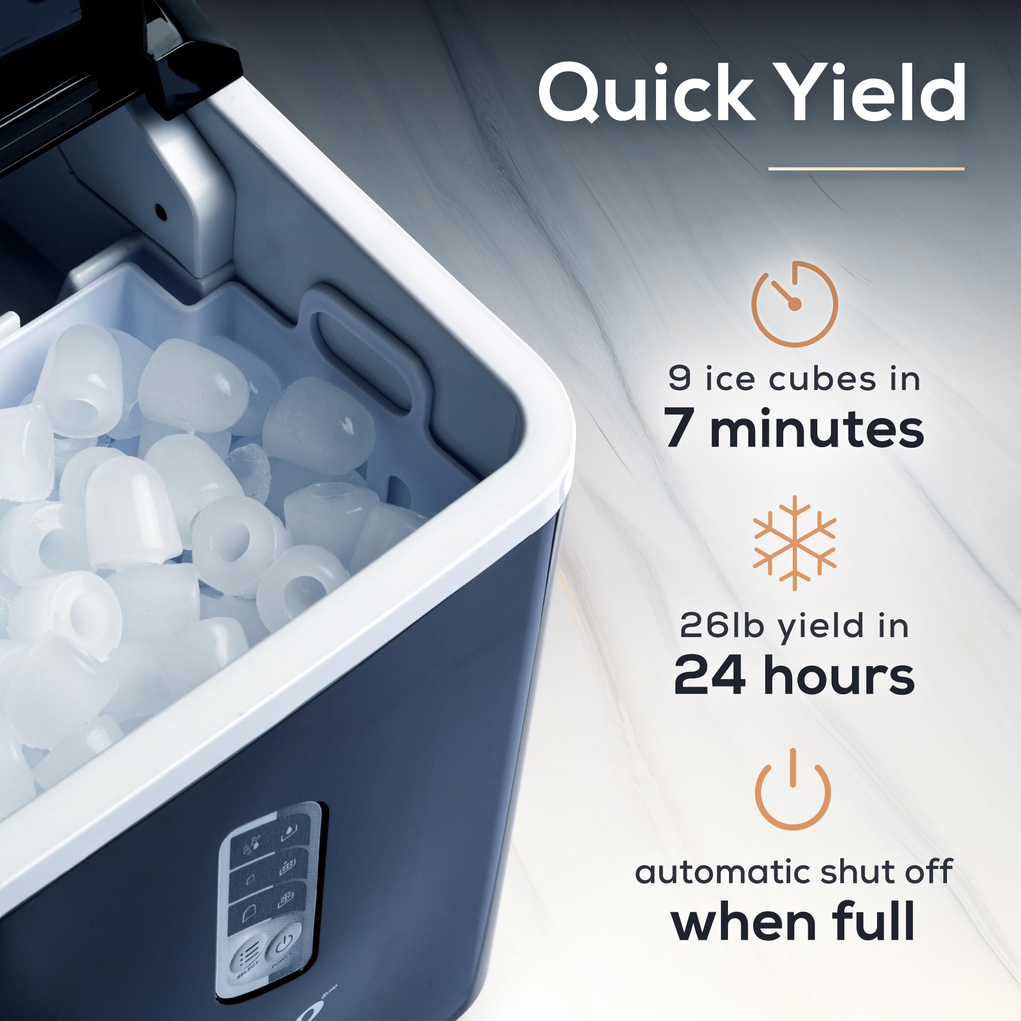 Igloo Automatic Self-Cleaning 26-lb. Ice Maker - View 3 | Fridge.com