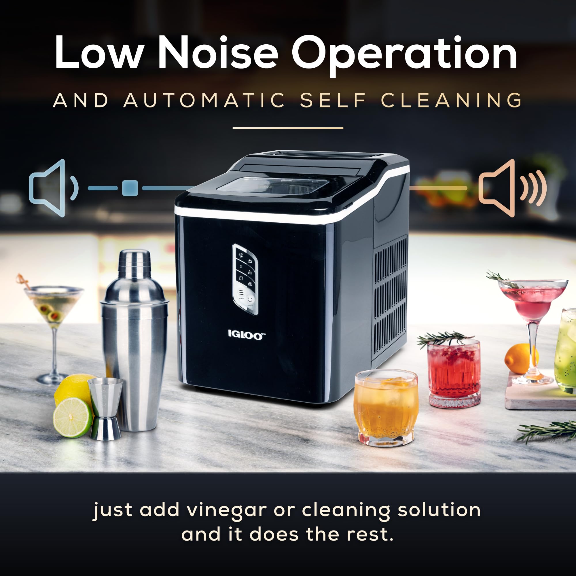 Igloo Automatic Self-Cleaning 26-lb. Ice Maker - View 5 | Fridge.com