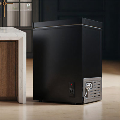 3.5 Cu. Ft Chest Freezer With Adjustable Temperature Controls With Hanging Baskets Electronic Control Top Door Open Freezer Energy Saving Quiet Operat | Fridge.com
