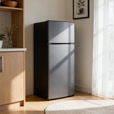 7.0 Cu.ft Top Freezer Refrigerator, Adjustable Glass Shelves, 7-Level Temp Control, Quiet Fridge For Apartment, Garage, Rv, Kitchen | Fridge.com