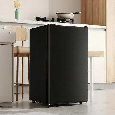 3.2 Cu.ft Upright Freezer Compact Mini Freezer With Removable Shelves For Bedroom, Office, Kitchen | Fridge.com