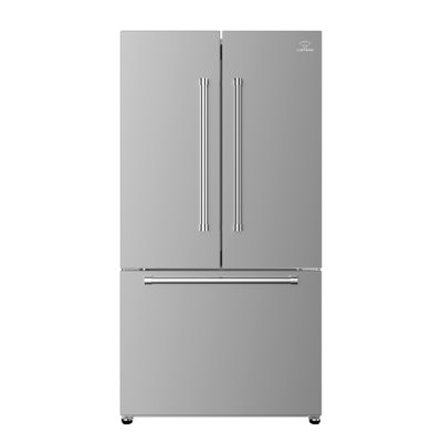 36 in. French Door 27.4 cu. ft. Energy Star Refrigerator with Internal Ice and Water Dispenser — Inster, model YLXUEQI9002