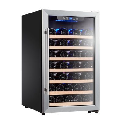 Kalamera Single Zone 19.3'' Freestanding 50 Bottle Wine Refrigerator — FIN-0017029 | Fridge.com