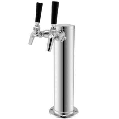 Kegco Stainless Steel Dual Tap Conversion Kit - View 1 | Fridge.com