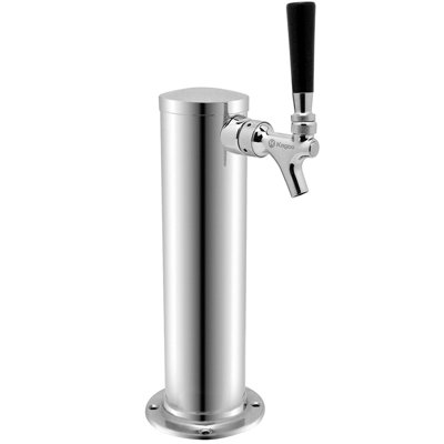 Stainless Steel Single Tap Conversion Kit — Kegco, model D4743T