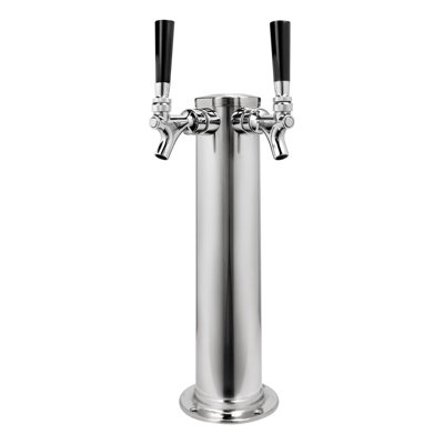 Kegco Stainless Steel Dual Tap Conversion Kit - View 1 | Fridge.com