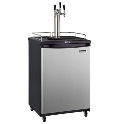 Kegco 5.8 Cubic Feet Triple Tap Freestanding Kegerator With | Fridge.com