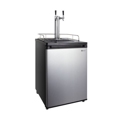 Kegco 5.6 Cubic Feet Dual Tap Freestanding Kegerator with | Fridge.com