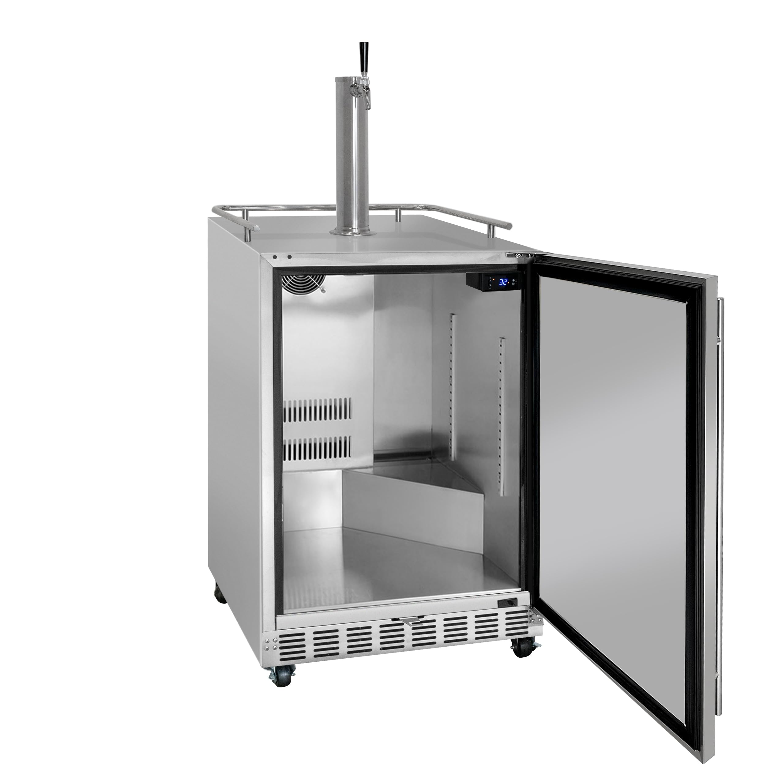 Kegco 24" Wide Outdoor Single Tap Commercial Kegerator With Kit - View 2 | Fridge.com