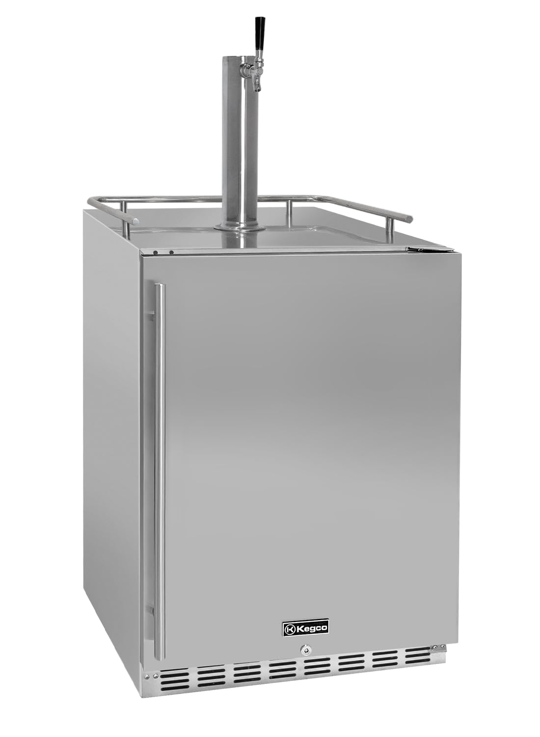 Kegco 24" Wide Outdoor Single Tap All Stainless Steel Built-In Kegerator With Kit | Fridge.com