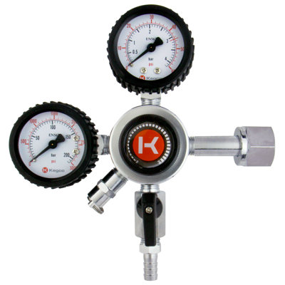 Kegco Premium Dual Gauge, 2-Stage CO2 Draft Beer Regulator | Fridge.com