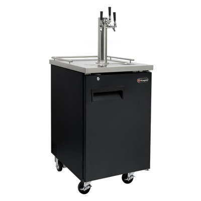 Kegco Outdoor Triple Tap Half Barrel (Full Size) Freestanding Kegerator with Door Lock and | Fridge.com