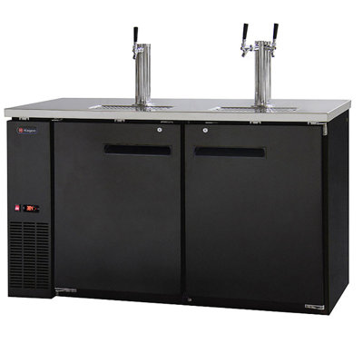 Kegco 20 Cubic Feet Triple Tap Half Barrel (Full Size) with Door Lock and | Fridge.com
