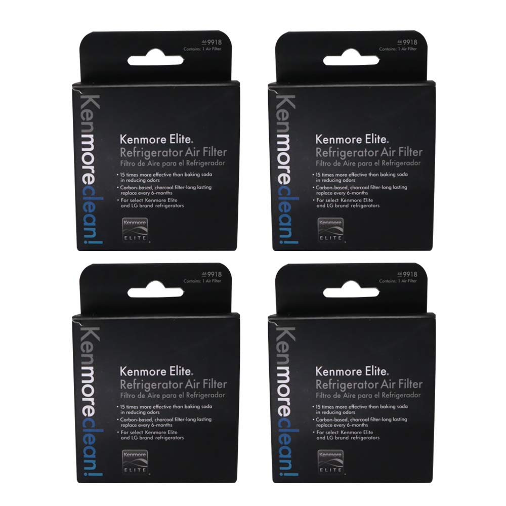 4 Pack Kenmore Elite 469918 Refrigerator Air Filter (4) - View 1 | Fridge.com