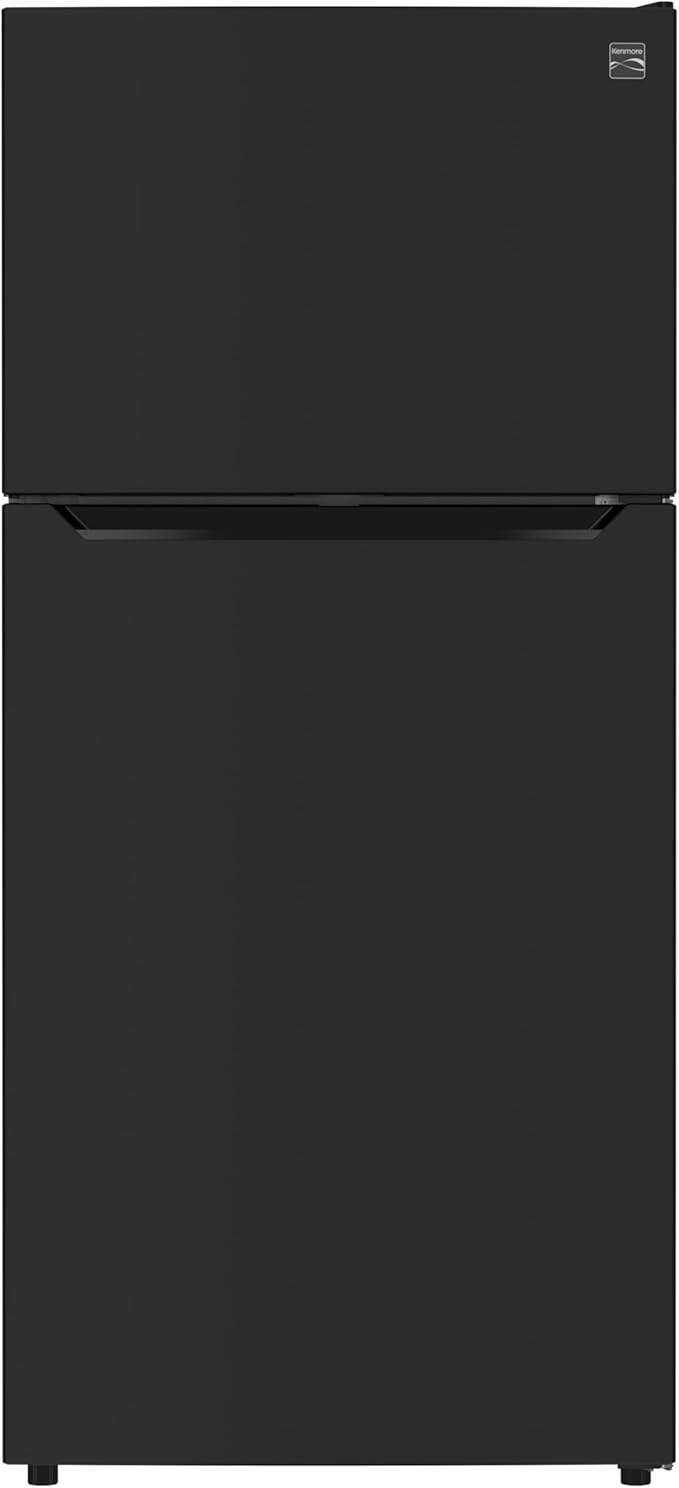 Kenmore 46-62315 30" Top Mount Refrigerator with Freezer-Adjustable Shelving, Humidity-Controlled Crispers, Optional Ice Maker, LED Light, ENERGY STAR Certified, 18.2 cu. ft. Capacity-Stainless Steel | Fridge.com
