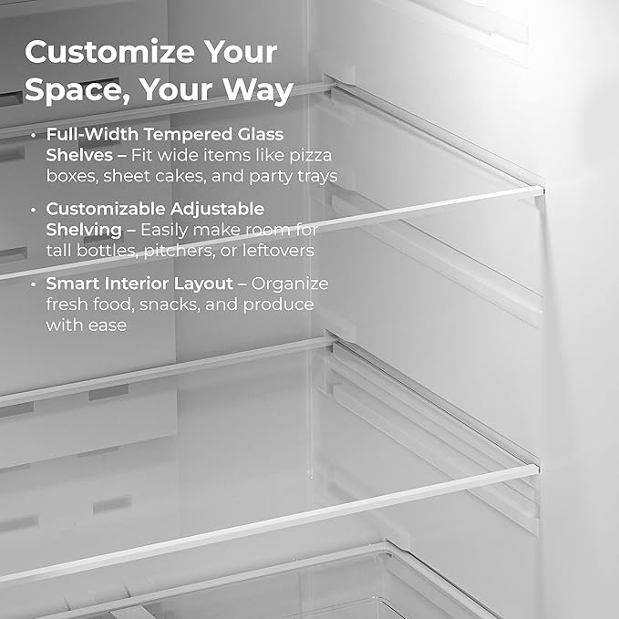Kenmore 46-62315 30" Top Mount Refrigerator With Freezer-Adjustable Shelving, Humidity-Controlled Crispers, Optional Ice Maker, LED Light, Energy Star Certified, 18.2 cu. ft. Capacity-Stainless Steel - View 4 | Fridge.com