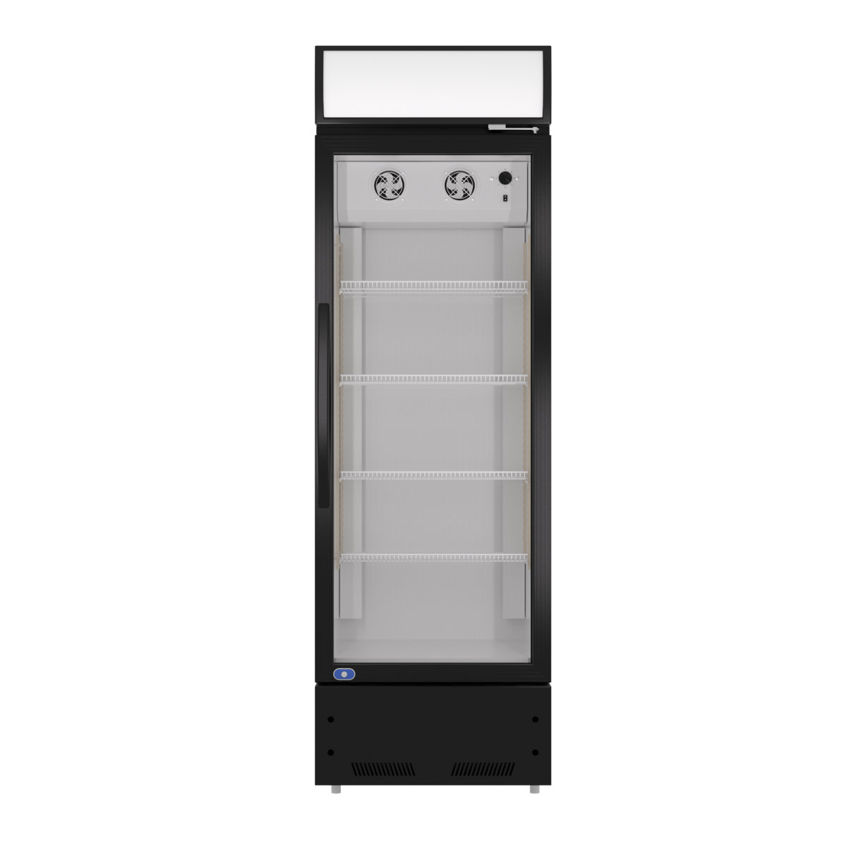 KICHKING 24'' Commercial Display Fridge with Glass Door, 16.3 Cu.ft Drink Refrigerator | Fridge.com