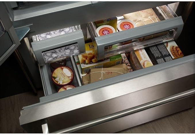 24.2 cu. ft. Built-in French Door Refrigerator in Stainless Steel, Platinum Interior | Fridge.com