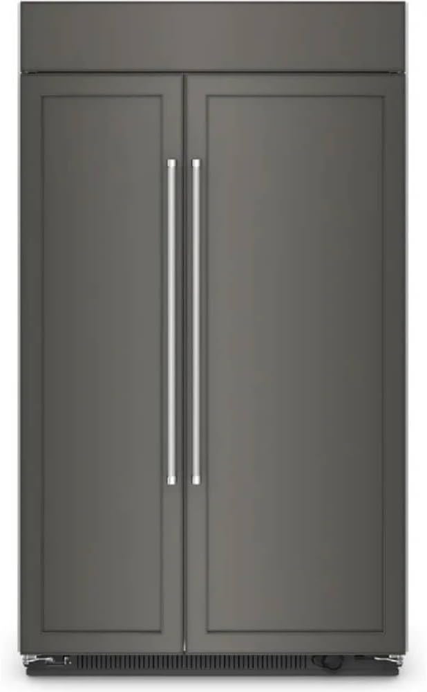 48 in. 30 cu. ft. Countertop Depth Side-by-Side Refrigerator in Panel Ready with Under-Shelf Prep Zone | Fridge.com