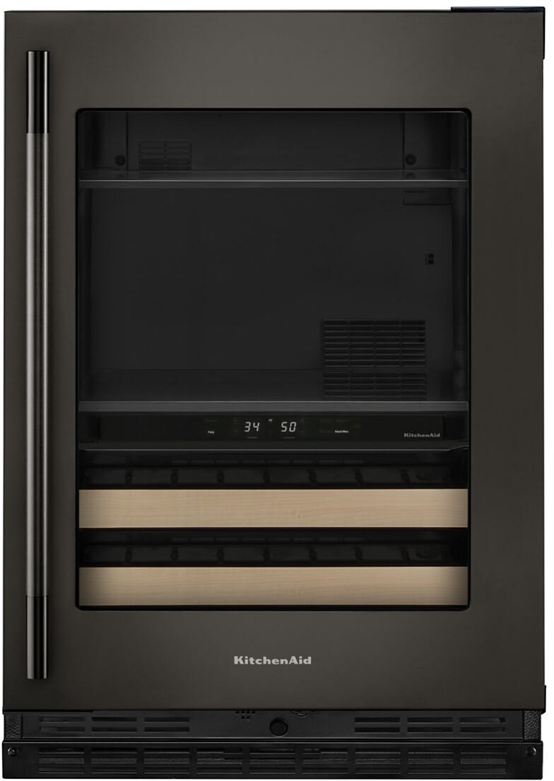 KitchenAid 42 Inch 42" Built In French Door Refrigerator KBFN542SBE - View 3 | Fridge.com