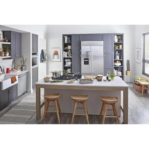KitchenAid KBSD702MPS 25.1 cu. ft. Stainless Steel Built-In Side-By-Side Refrigerator - View 5 | Fridge.com