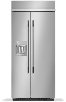KitchenAid 36 Inch 36" Built In Side-By-Side Refrigerator Kbsd736sps - View 2 | Fridge.com