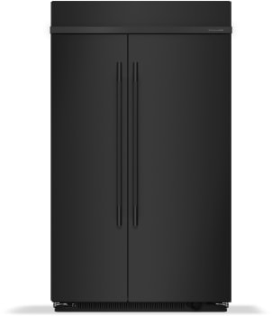 KitchenAid 48 Inch 48" Built In Counter Depth Side-By-Side Refrigerator KBSN748SBE - View 2 | Fridge.com