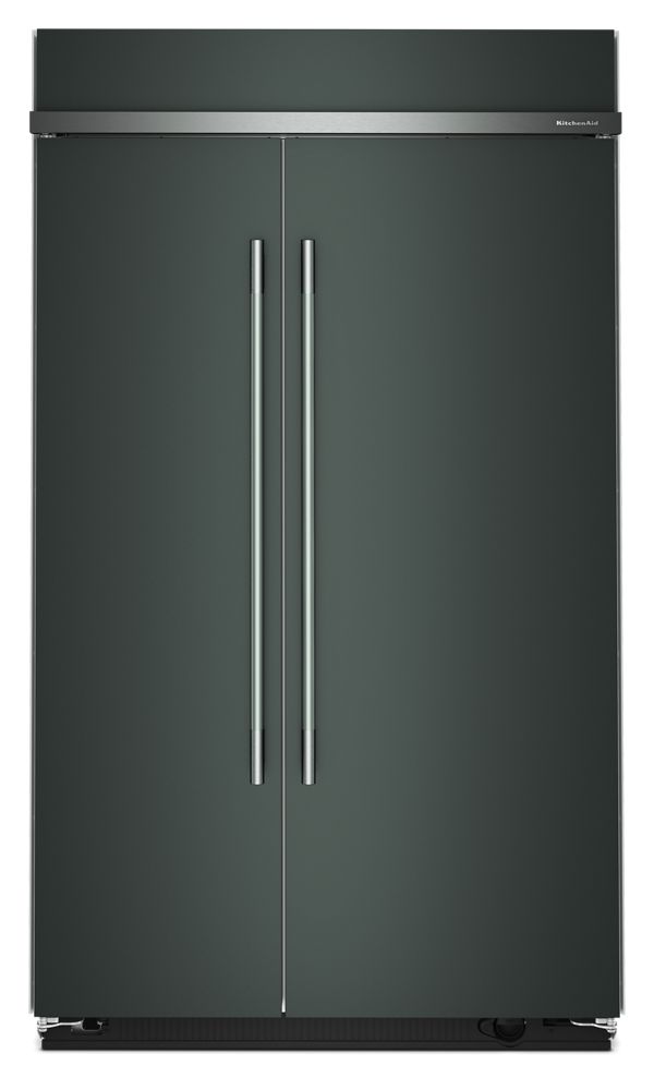 KitchenAid 48 Inch 48" Built In Counter Depth Side-by-Side Refrigerator KBSN748SJP | Fridge.com