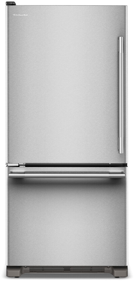 KitchenAid 30 Inch 30" Bottom Freezer Refrigerator KRBL130SPS | Fridge.com
