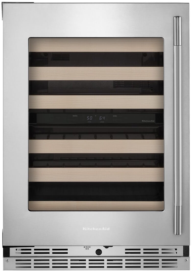 KitchenAid 20 cu. ft. 36 in. Width Counter-Depth French Door Refrigerator W/ Interior Dispense In White KRFC136RWH - View 4 | Fridge.com