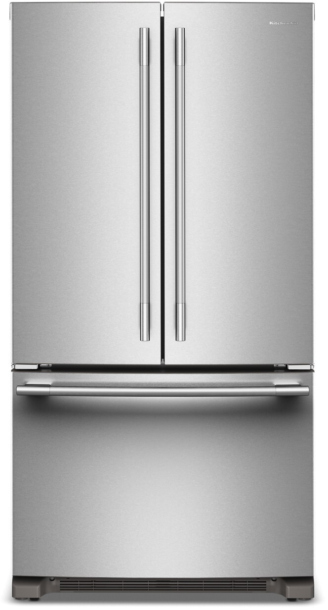KitchenAid 36 Inch 36" French Door Refrigerator KRFF136SPS | Fridge.com