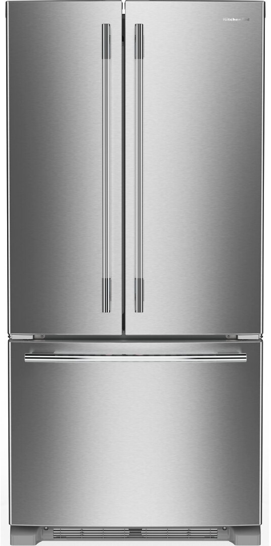 KitchenAid 33 Inch 33" French Door Refrigerator KRFF333SPS | Fridge.com