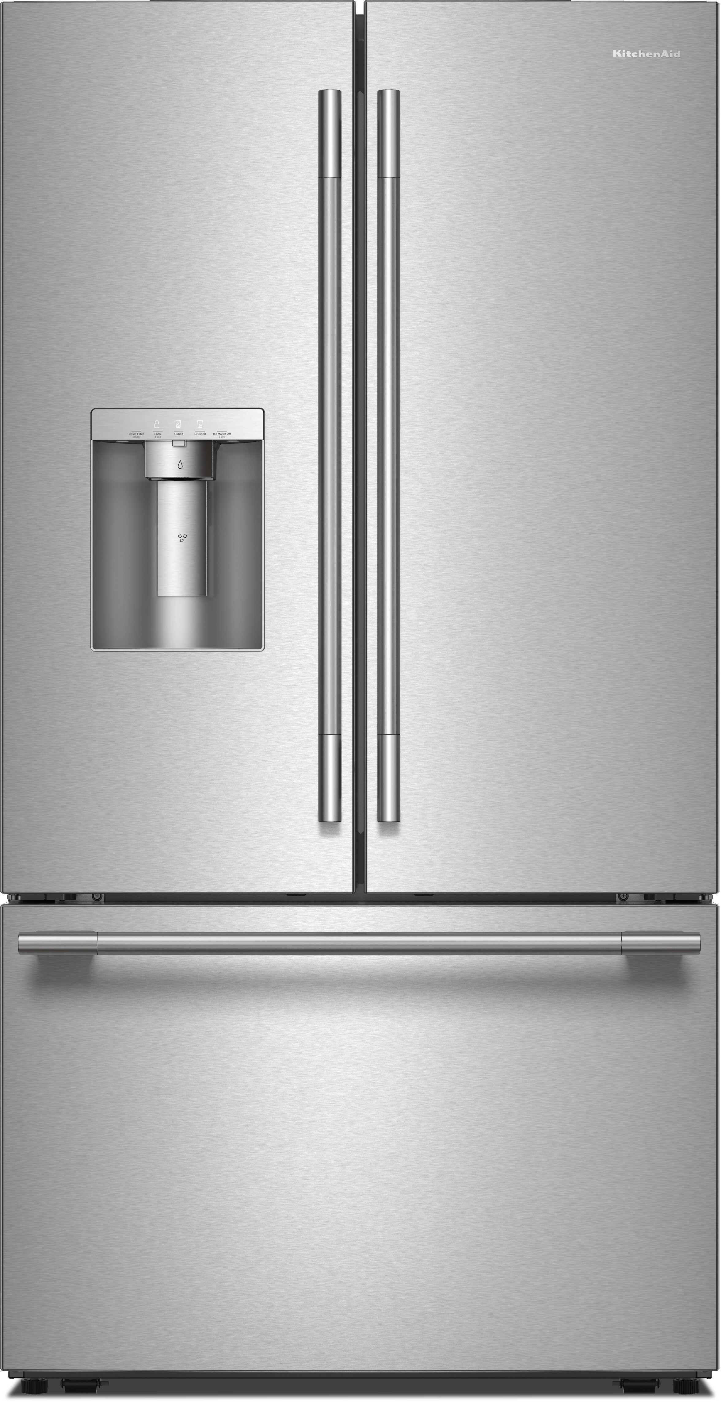 KitchenAid 36 Inch 36" French Door Refrigerator KRFF436SPS | Fridge.com