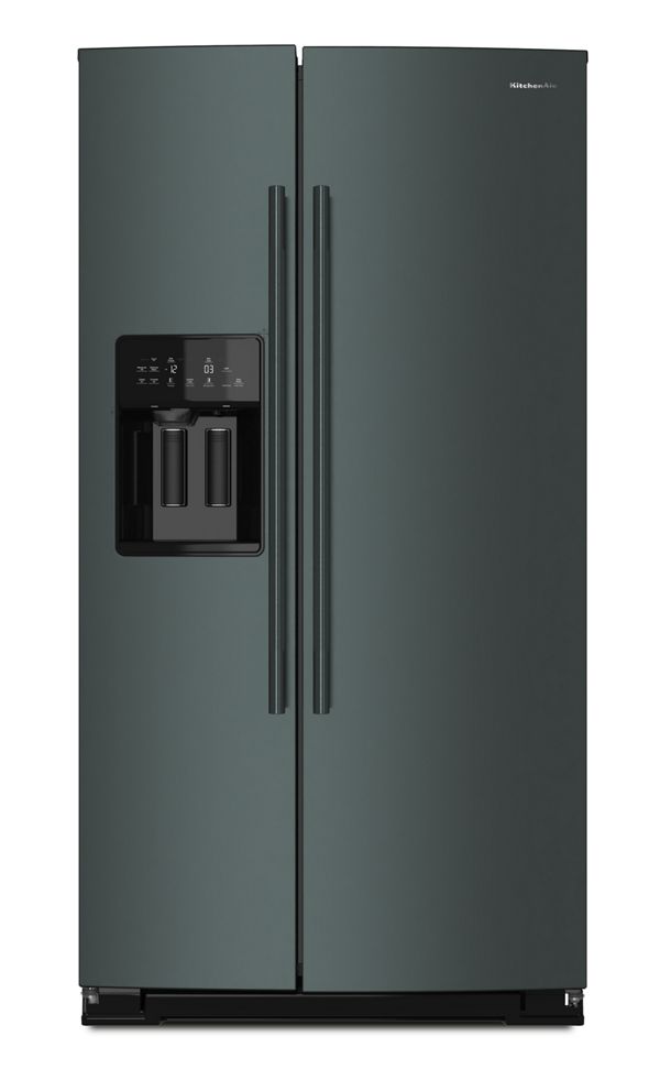KitchenAid 36 Inch 36" Counter Depth Side-by-Side Refrigerator KRSC536RJP | Fridge.com
