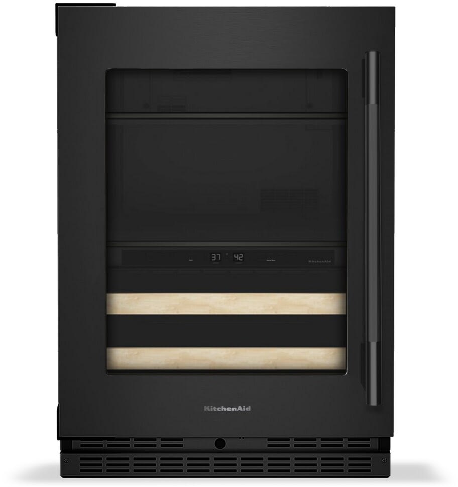 KitchenAid 36 Inch 36" Counter Depth Side-By-Side Refrigerator KRSC536RJP - View 5 | Fridge.com
