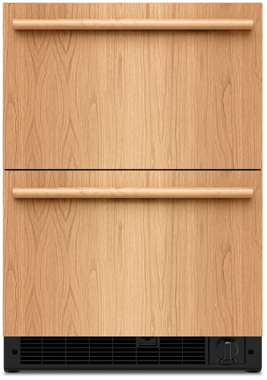 KitchenAid - 4.2 Cu. Ft. Undercounter Double-Drawer Refrigerator/Freezer - Custom Panel Ready | Fridge.com