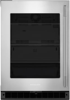 KitchenAid 24 Inch Built In Refrigerator KURL324SSB - View 2 | Fridge.com