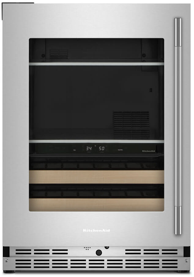 KitchenAid 24 Inch Built In Refrigerator KURL324SSB - View 6 | Fridge.com
