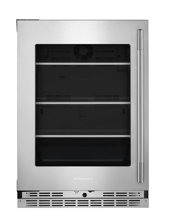 KitchenAid 24 Inch Built In Refrigerator KURL524SPS | Fridge.com