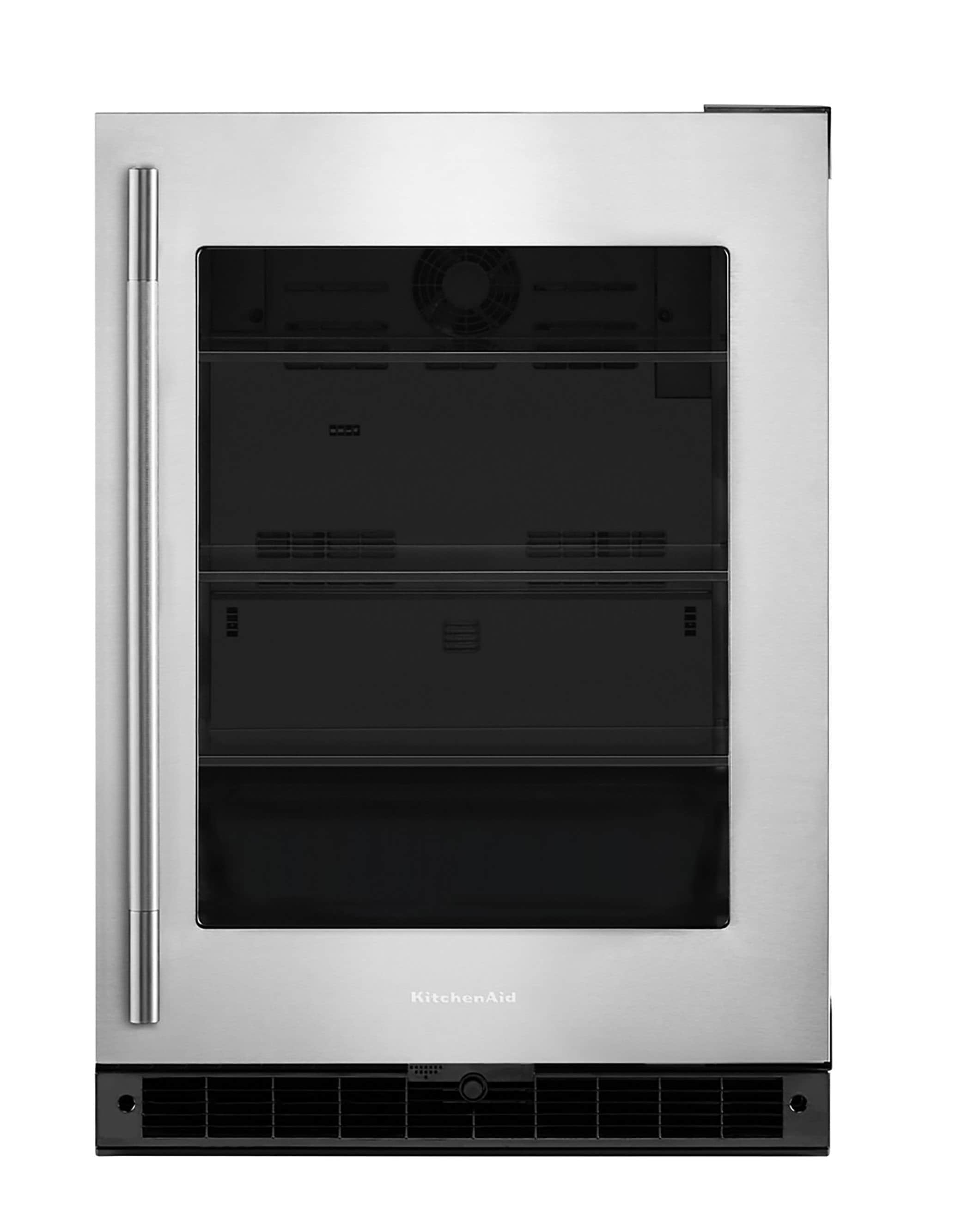 KitchenAid 24 Inch Freestanding/Built In Refrigerator Kurr324ssb - View 2 | Fridge.com