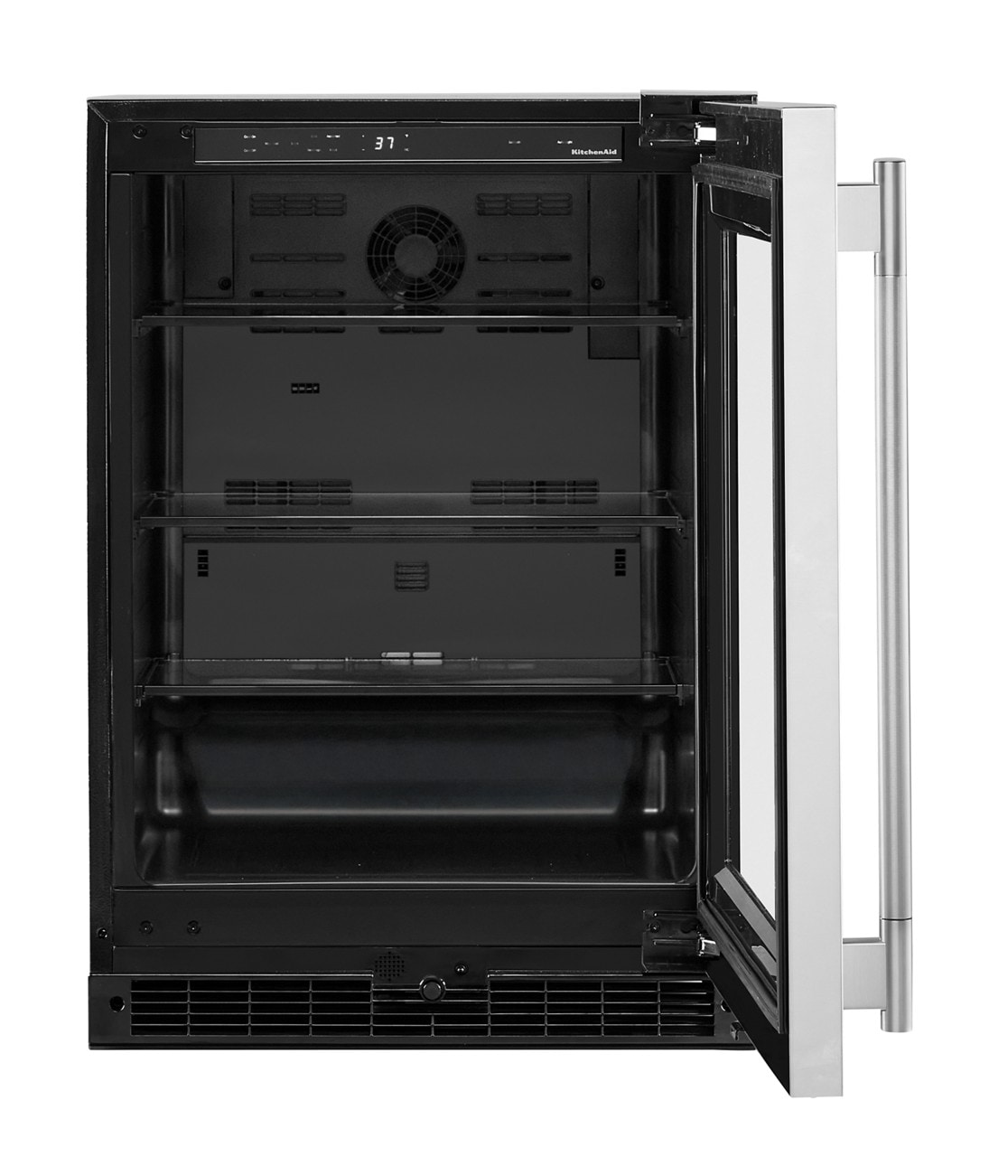 KitchenAid 24 Inch Freestanding/Built In Refrigerator KURR324SSB - View 6 | Fridge.com