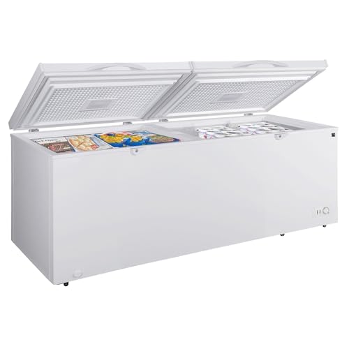 Kenmore Deep Freezer - Convertible Refrigerator/Chest Freezer, 2 Hanging Basket, Garage Ready, Meat Storage, Front Drain, Congelador For Home, Apartment, Basement, Cottage 25.0 Cubic Feet, White | Fridge.com