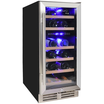 Koolatron Dual Zone 15" 28 Bottle Built-In Under-Counter Wine Refrigerator | Fridge.com