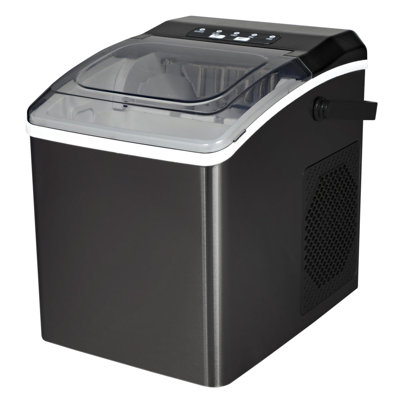 Koolatron Portable Countertop Ice Maker, 26Lbs/24Hrs, Black | Fridge.com