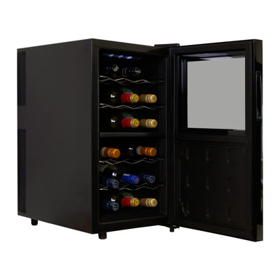 Koolatron 14" 18 Bottle Wine Refrigerator with Dual Zone & Freestanding for Home Bar, Kitchen, Apartment, Condo | Fridge.com