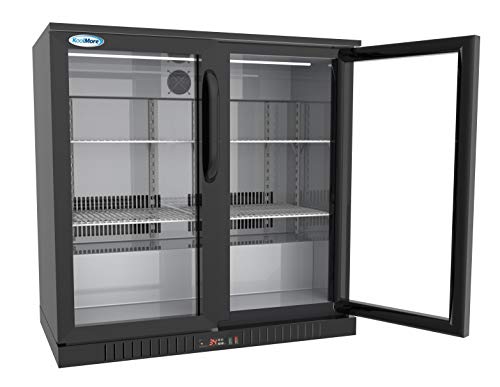 KoolMore BC-2DSW-BK Refrigerator, Double Door, Black - View 5 | Fridge.com